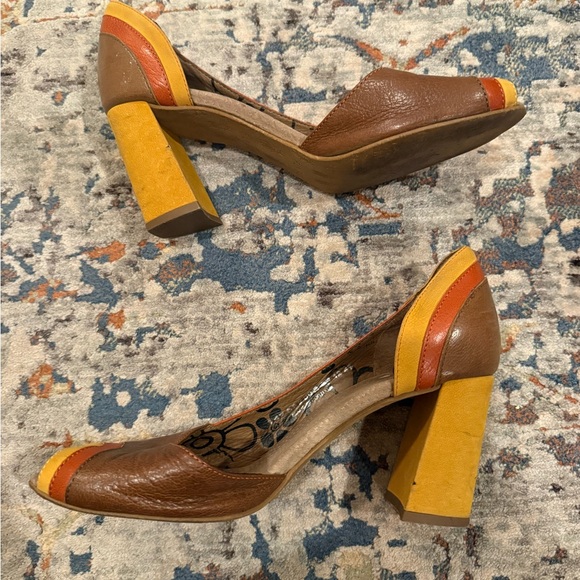 Fly London Shoes Coral Cate Yellow Size 41 - US 10 - Picture 1 of 9
